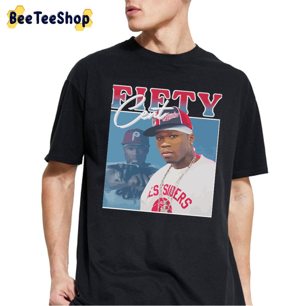 80’s Vintage Art Fifty Cent 50 Cent Rapper Unisex T-Shirt