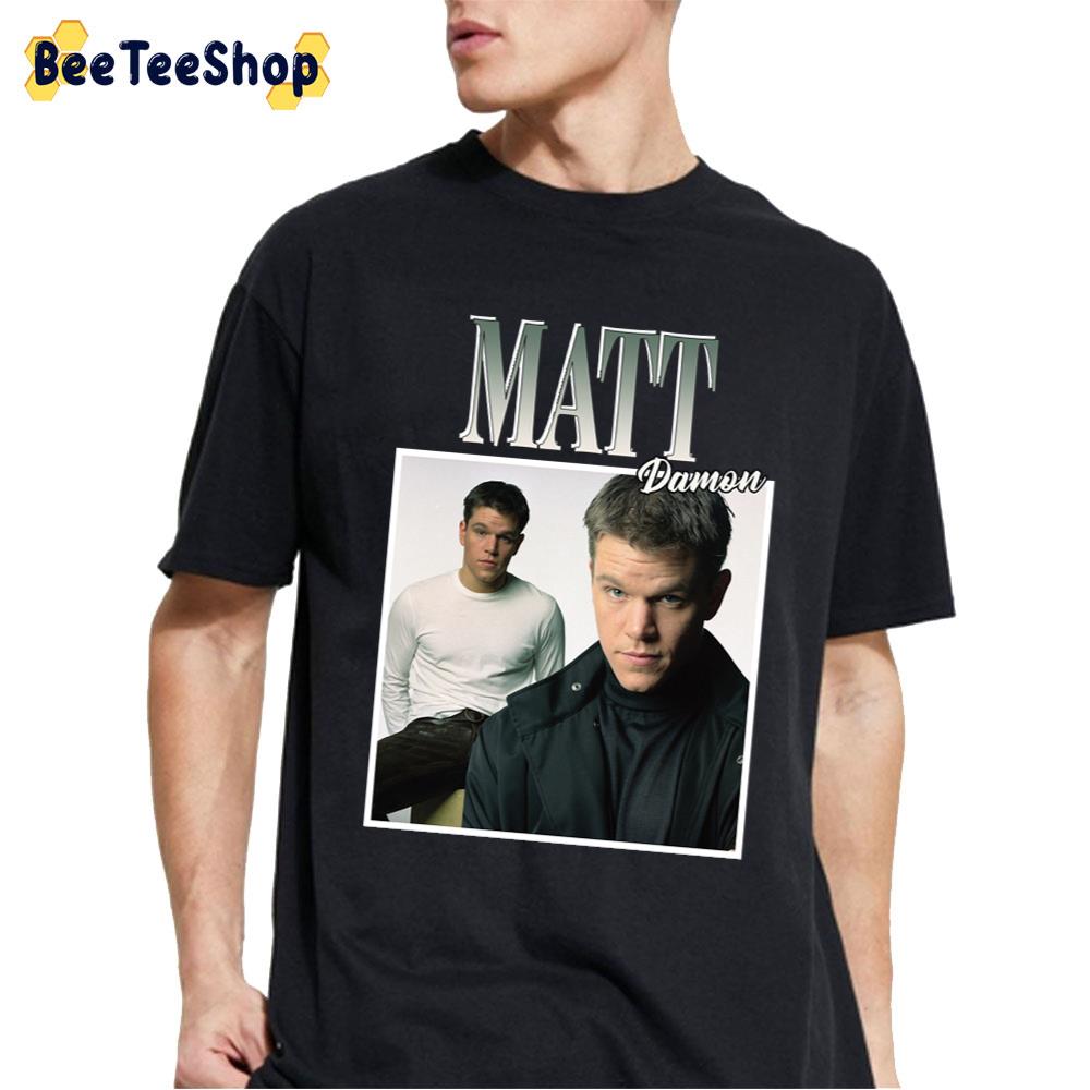 80’s Vintage Art Matt Damon Unisex T-Shirt