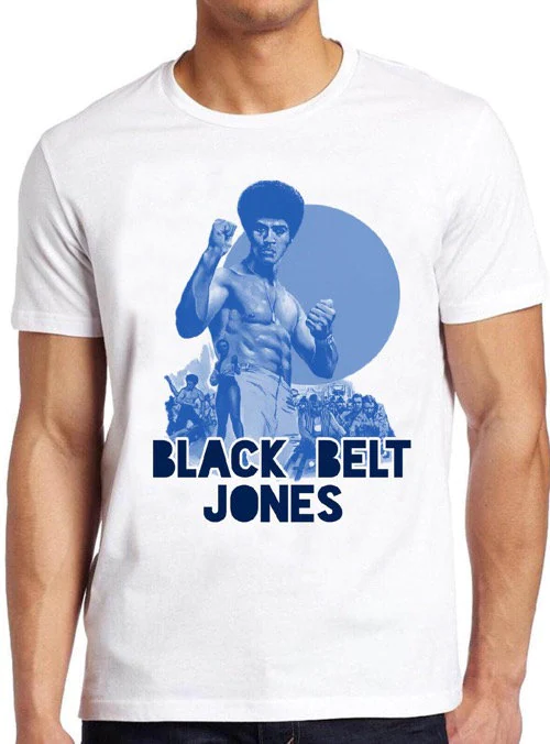 80’s Vintage Blue Art Black Belt Jones Unisex T-Shirt