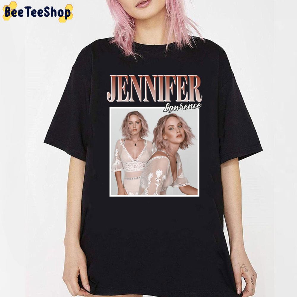 90’s Vintage Art Jennifer Lanrence Unisex T-Shirt