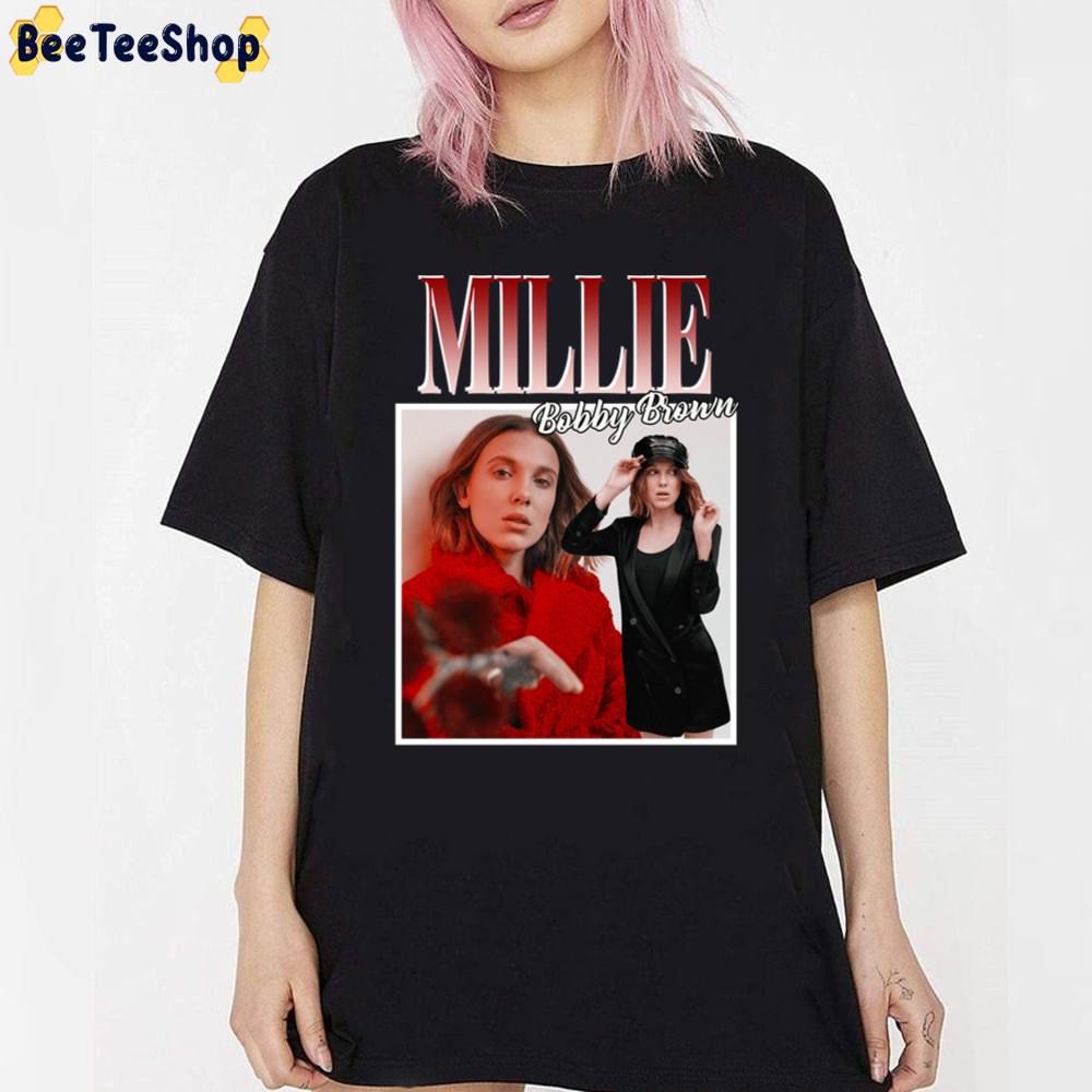 Millie Bobby Brown Aesthetic Retro Graphic Unisex T-shirt - Teeruto