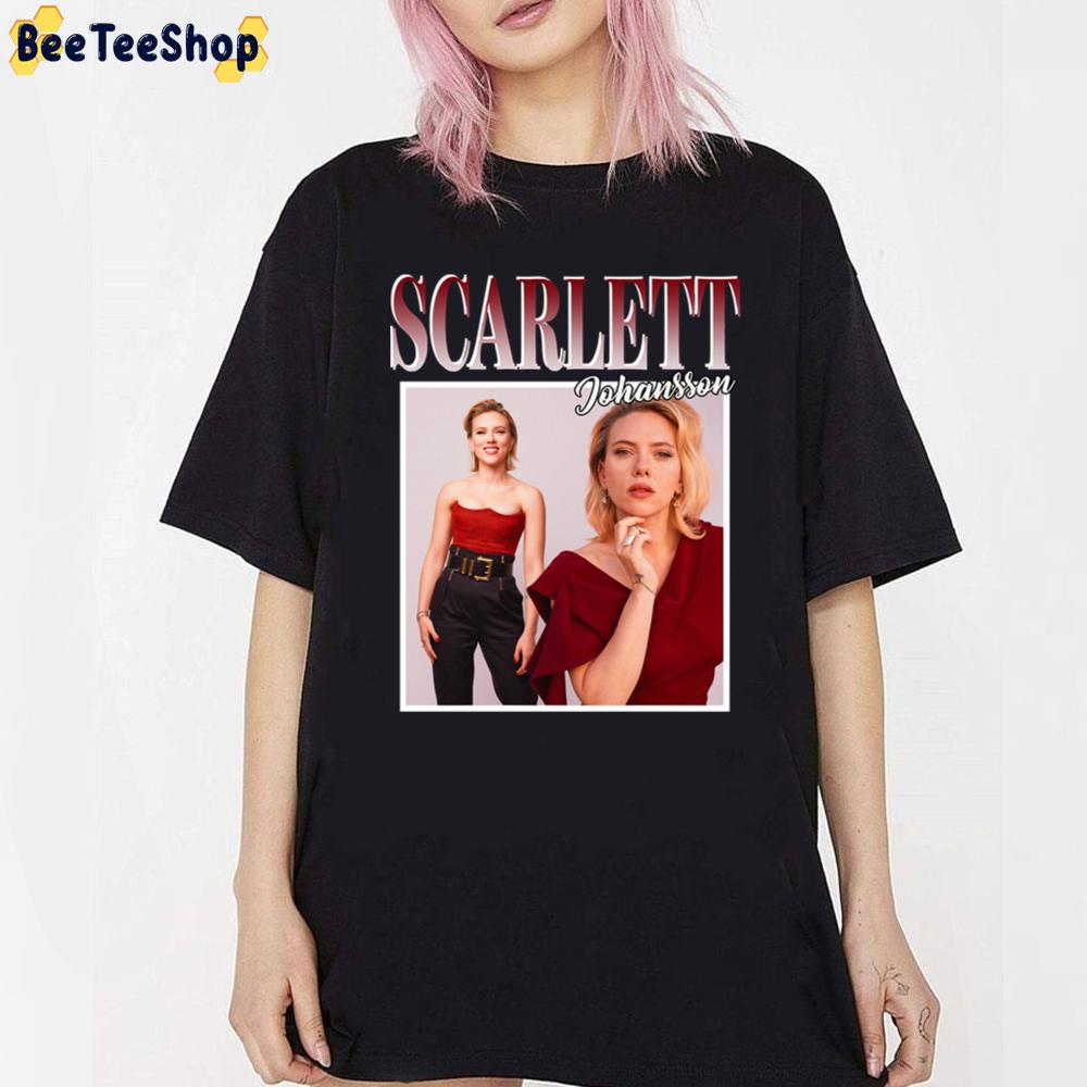 90’s Vintage Art Scarlett Johansson Unisex T-Shirt