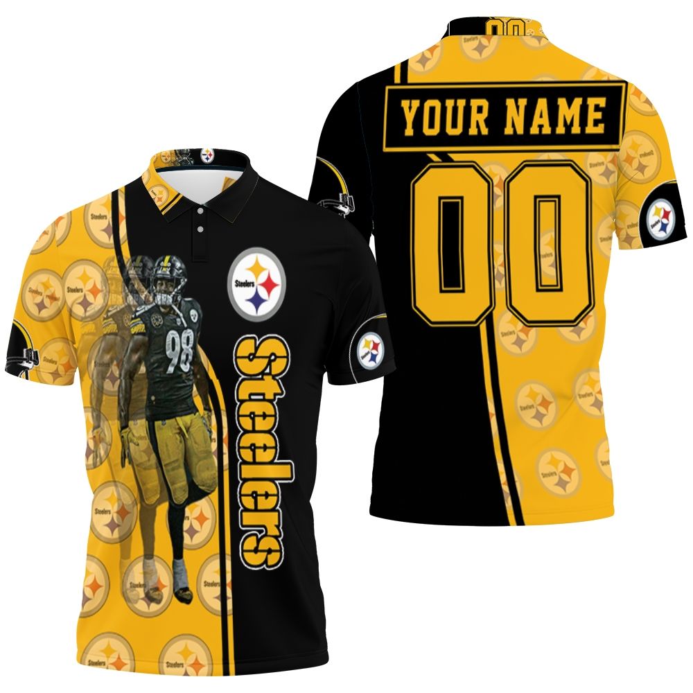 98 Vince Williams Great Player Pittsburgh Steelers Personalized 2020 Nfl Season Polo Shirt All Over Print Shirt 3d T-shirt