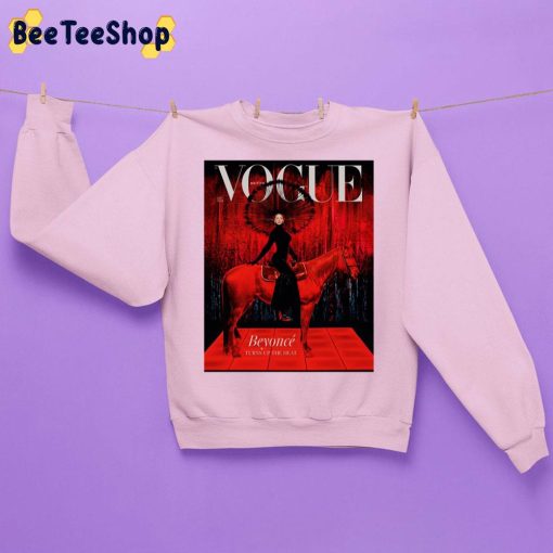 Beyoncé Turns Up The Heat British Vogue Unisex Sweatshirt