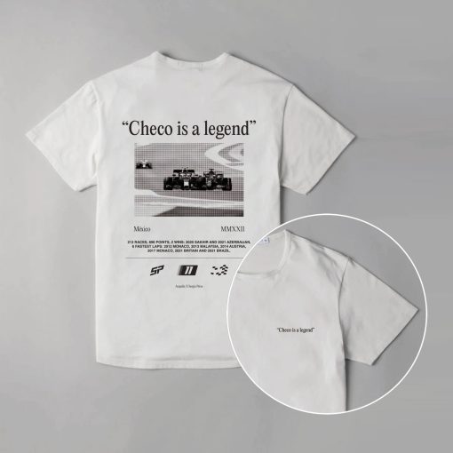 Sergio Pérez Checo Is A Legend Miamigp F1 Unisex T-Shirt