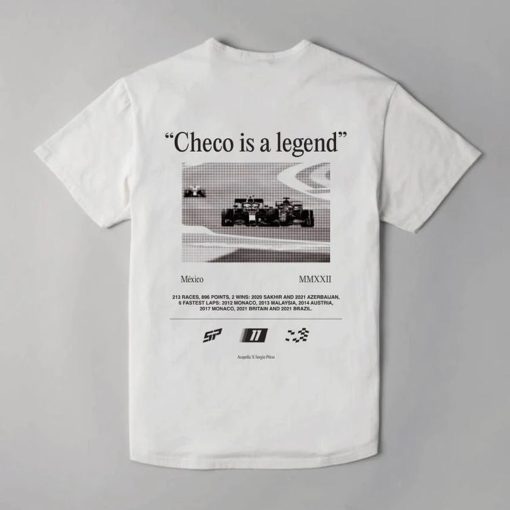 Sergio Pérez Checo Is A Legend Miamigp F1 Unisex T-Shirt