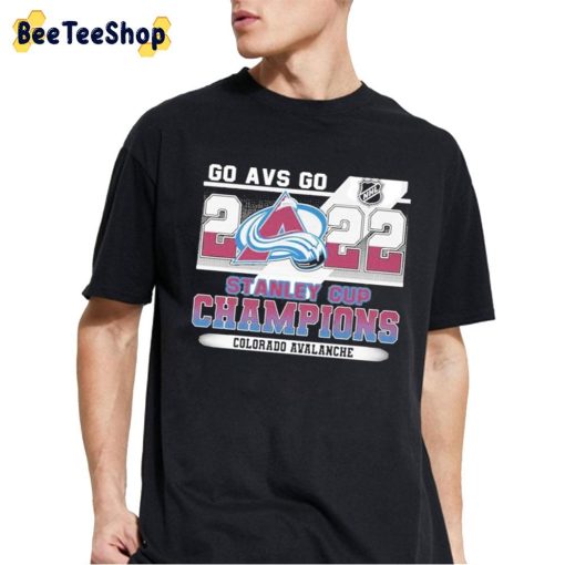 GO AVS GO 2022 Stanley Cup Champion Colorado Avalanche Denver Unisex T-Shirt