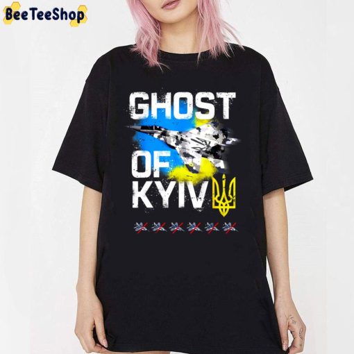 Ghost Of Kyiv Ukraine Fighter Unisex T-Shirt