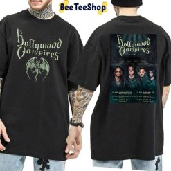 Hollywood Vampires Announce 2023 Tour Rock Band Shirt