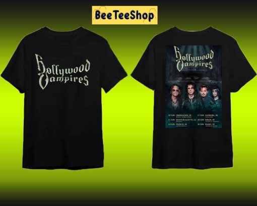 Hollywood Vampires Rock Band Announce 2023 Tour Shirt