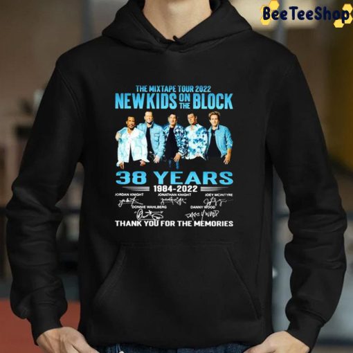 NKOTB New Kids On The Block 38 Years 1984 2022 The Mixtape Tour 2022 Unisex T-Shirt