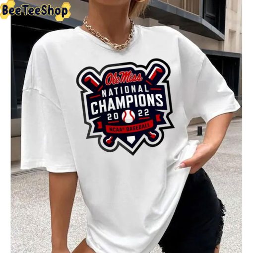 Ole Miss National Champions NCAA Baseball 2022 Unisex T-Shirt