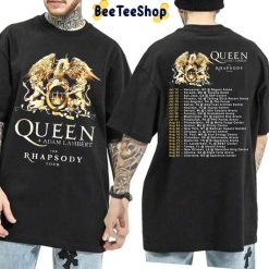 Queen + Adam Lambert The Rhapsody Tour With Date Unisex T-Shirt