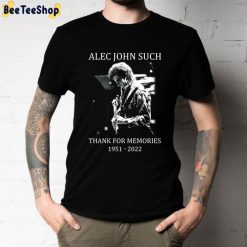 Rip Alec John Such 1951 2022 Bon Jovi Member Thank For Memories Unisex T-Shirt
