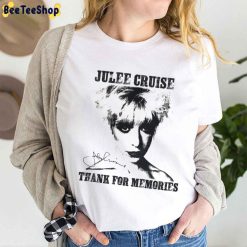 Rip Julee Cruise Thank For Memories Signature Black Art Unisex T-Shirt