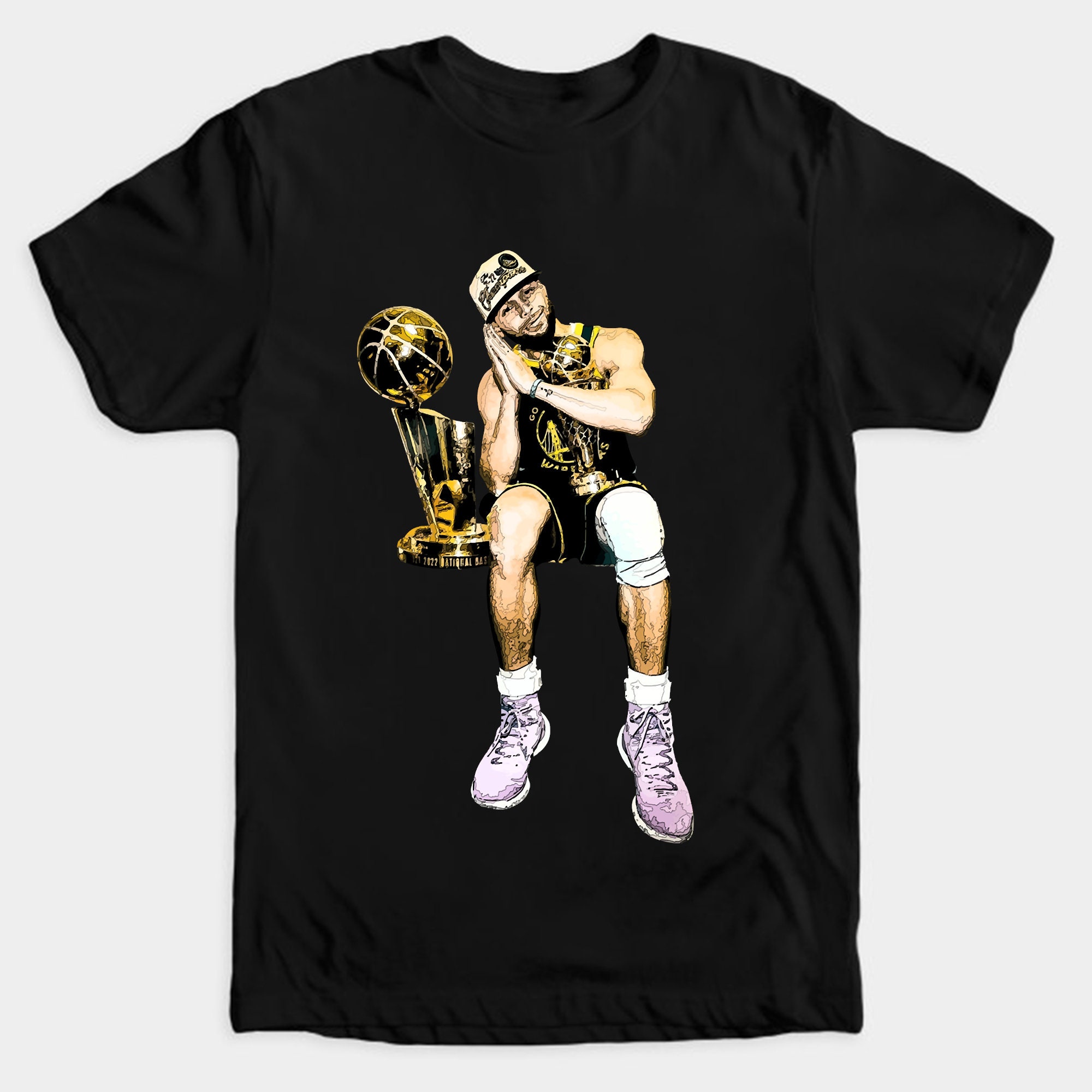Steph Curry Night Night With Basketball Champions Cup 2022 Unisex T-Shirt