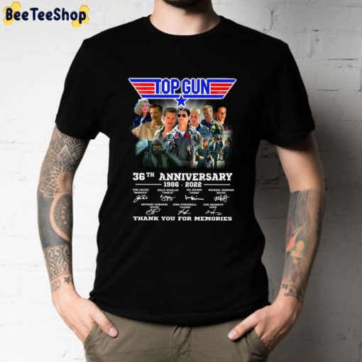 Top Gun 36th Anniversary 1986 2022 Thank You For The Memories
