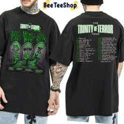 Trinity Of Terror Tour 2022 Motionless In White Ice Nine Kills Black Veil Brides Band Unisex T-Shirt