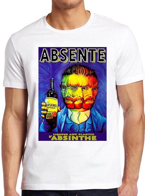 Absinthe Vincent Van Gogh Funny Vintage Unisex T-Shirt