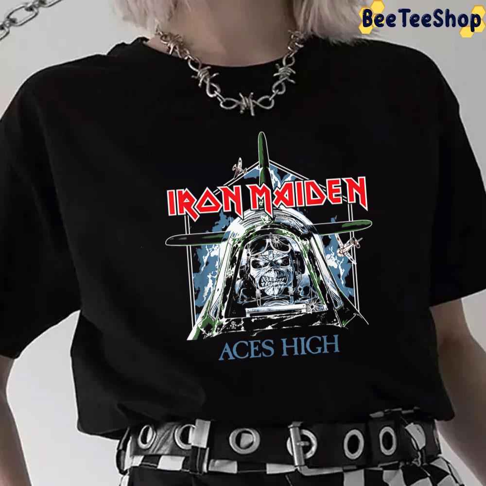 Aces High Iron Maiden Band Unisex T-Shirt