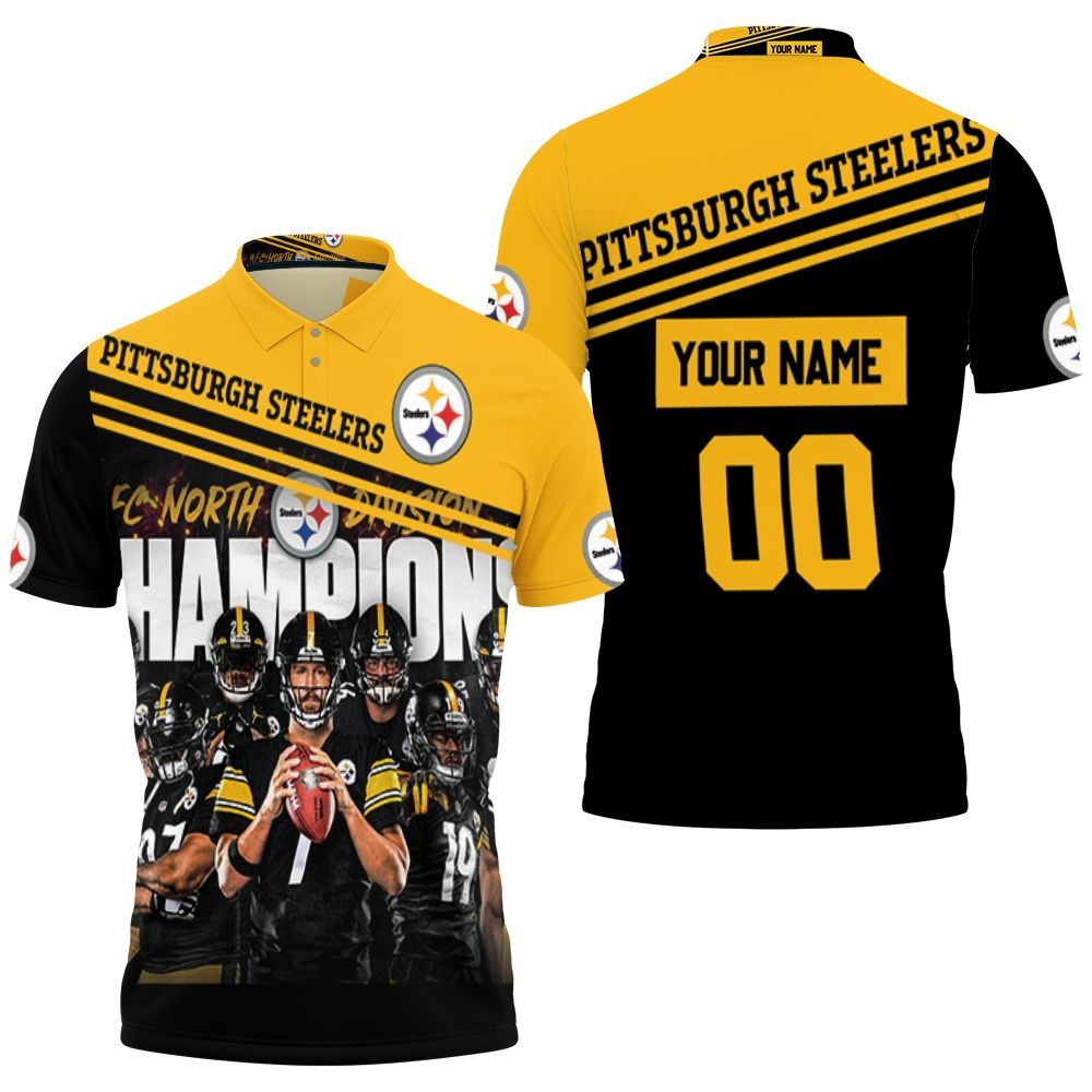 Afc North Division Champions Pittsburgh Steelers 2020 Great Players Personalized Polo Shirt All Over Print Shirt 3d T-shirt