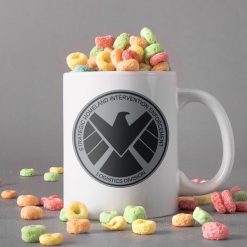 Agents Of Shield Mug Strategic Homeland Intervention, Enforcement Marvel Mug Avenger Mug Premium Sublime Ceramic Coffee Mug White
