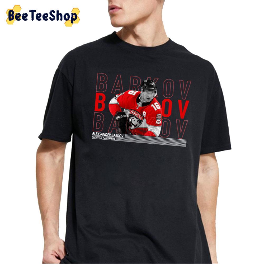 Aleksander Barkov Typography Florida Panthers Hockey Unisex T-Shirt