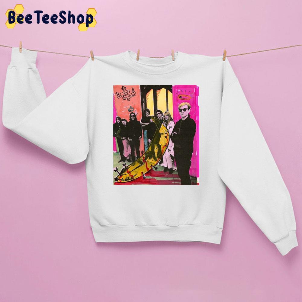 Andy Warhol And The Velvet Underground Band Retro Art Unisex Sweatshirt