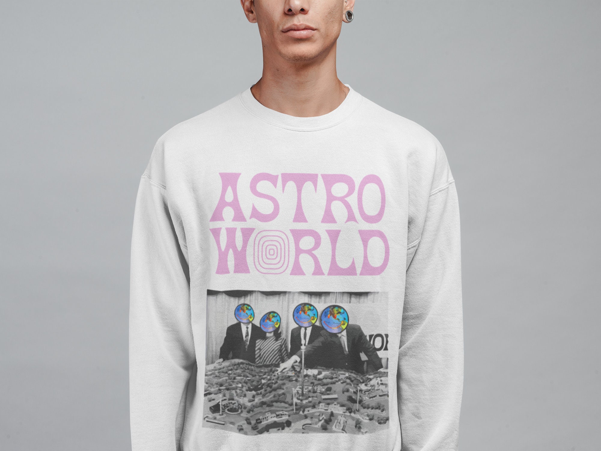 Art Astro World Unisex Sweatshirt