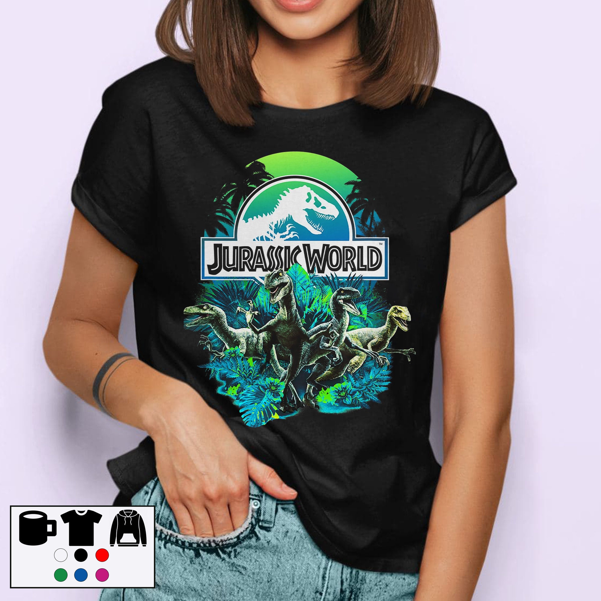 Art Jurassic World Dinosaur Unisex T-Shirt