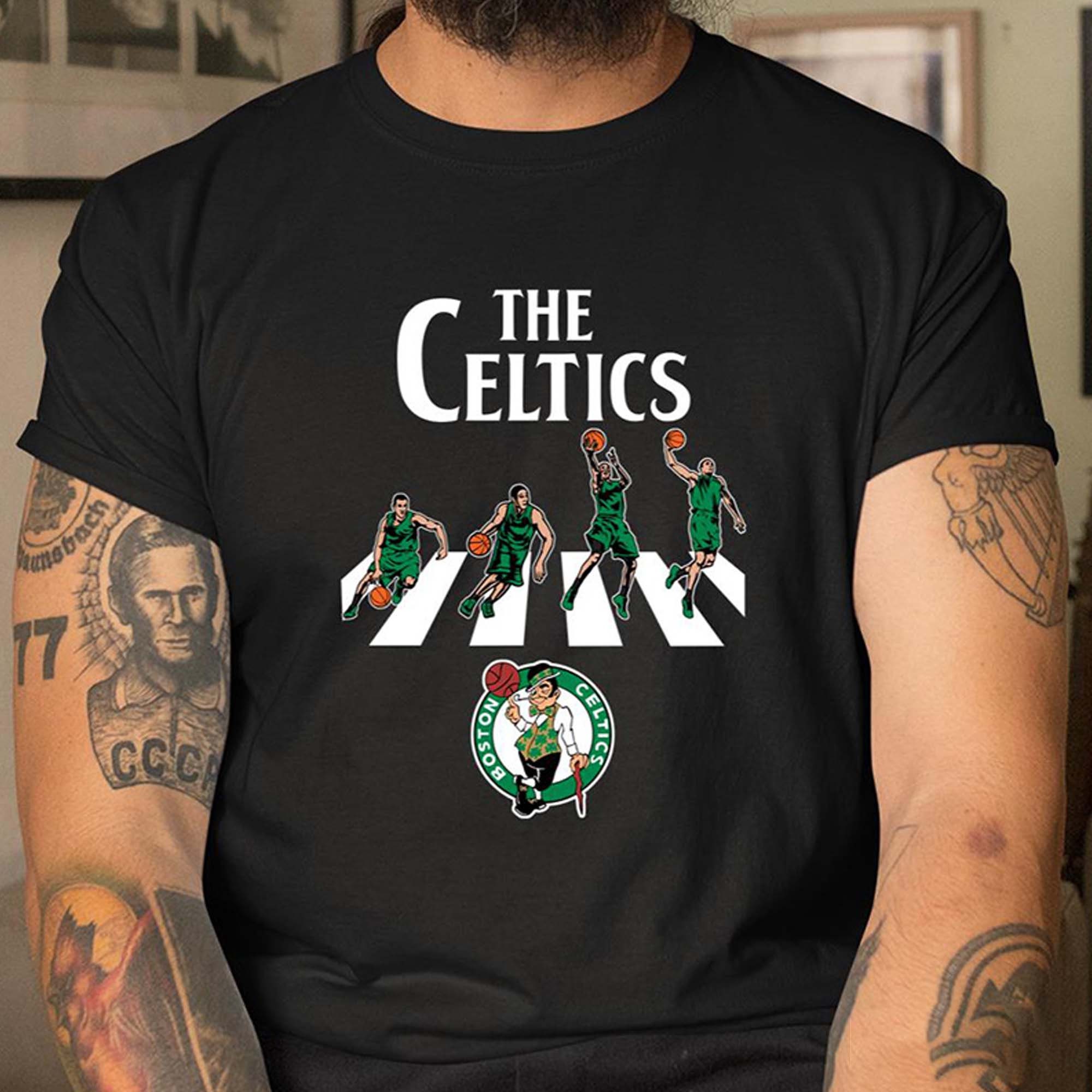 Art Road Walkinng Boston Celtics Nba Champions Unisex T-Shirt