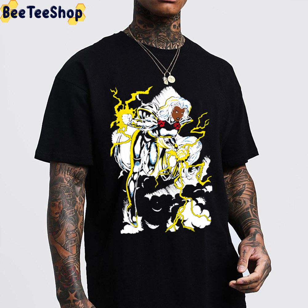 Art Storm Pose Retro S Men Unisex T-Shirt