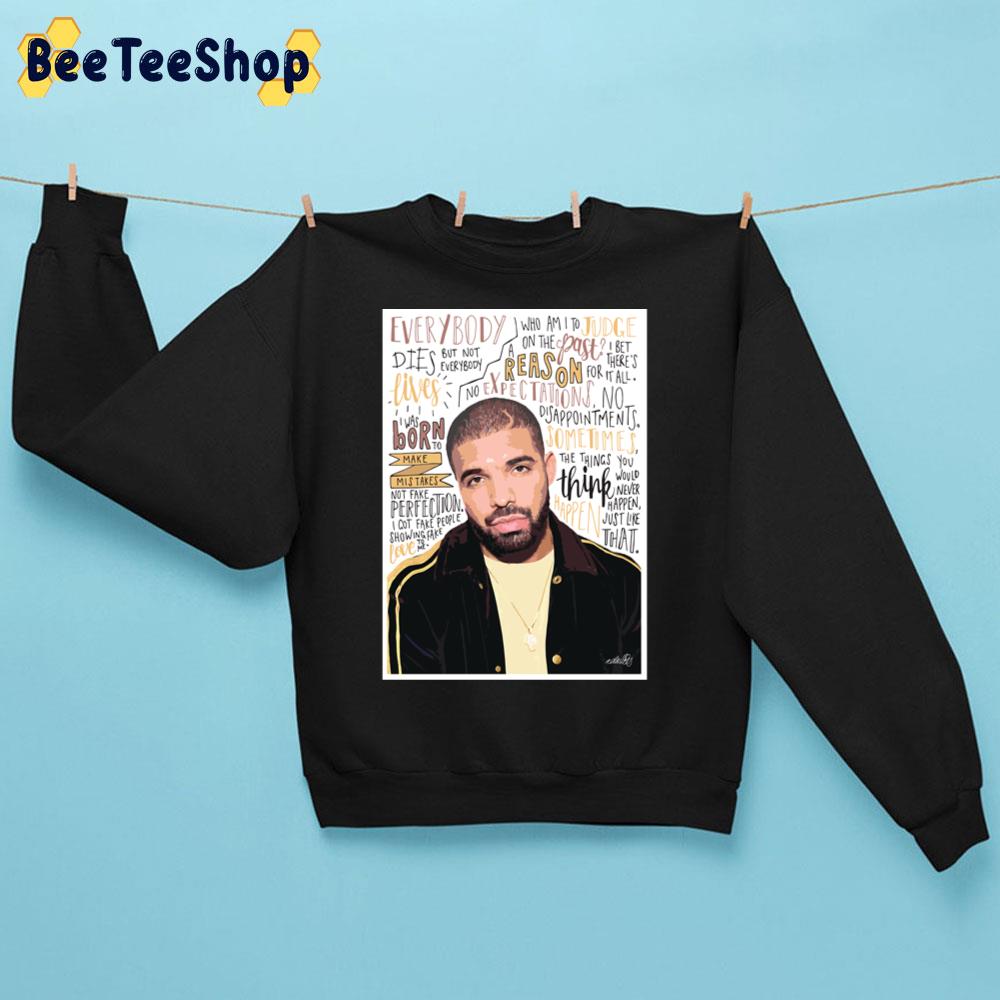 Art Text Background Drake Rapper Unisex Sweatshirt