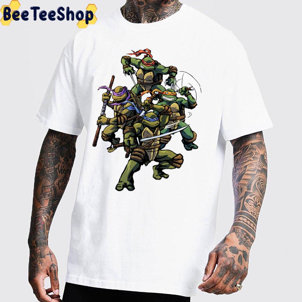 Art Turtle Power Textless Unisex T-Shirt