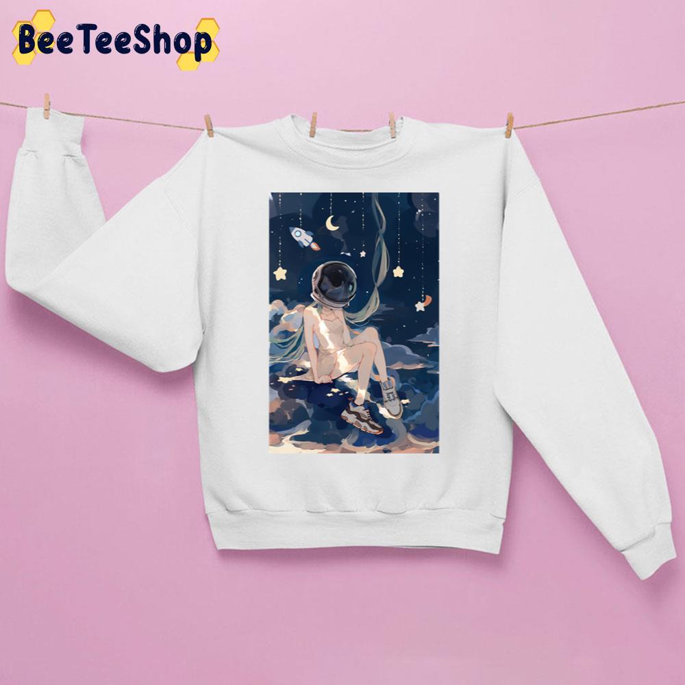 Astronaut Miku Art Unisex Sweatshirt