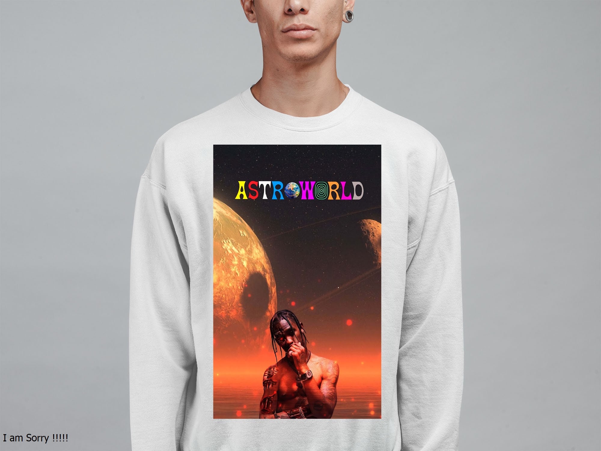 Astroworld Travis Scott 90’s Vintage Rap Unisex Sweatshirt