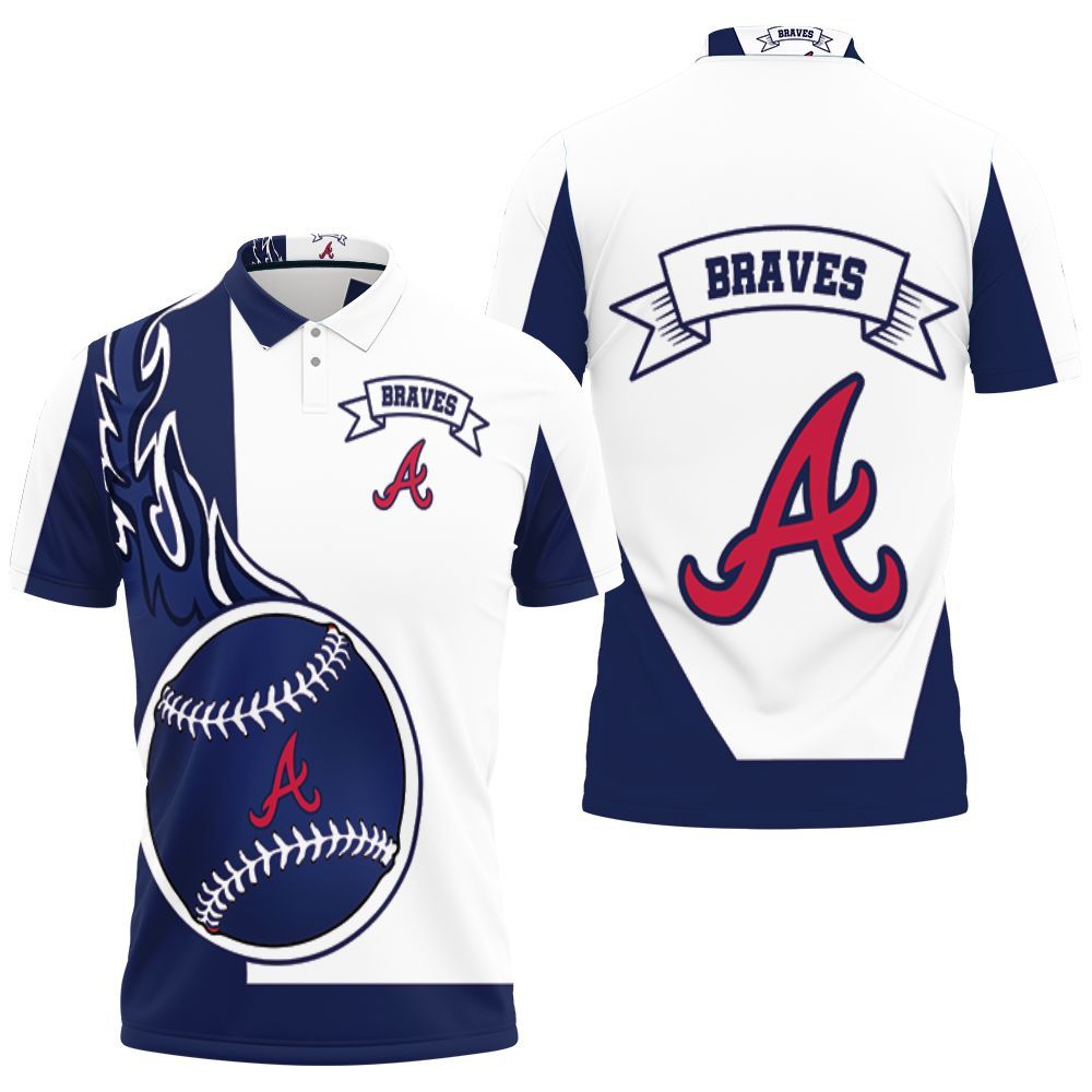 Atlanta Braves 3d Polo Shirt All Over Print Shirt 3d T-shirt