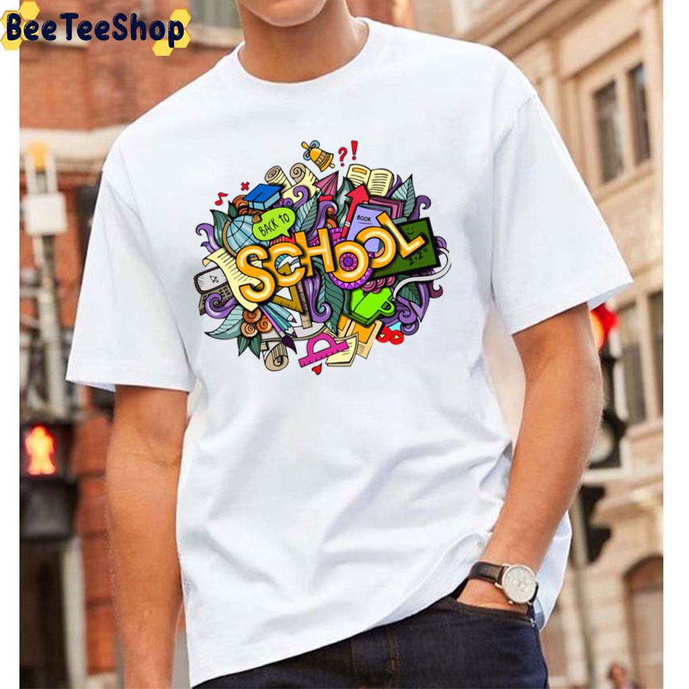 Back To School Doodles Art Unisex T-Shirt