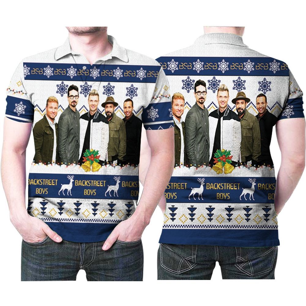 Backstreet Boys Christmas Knitting Pattern Fan Quilt Blanket 3d Polo Shirt All Over Print Shirt 3d T-shirt