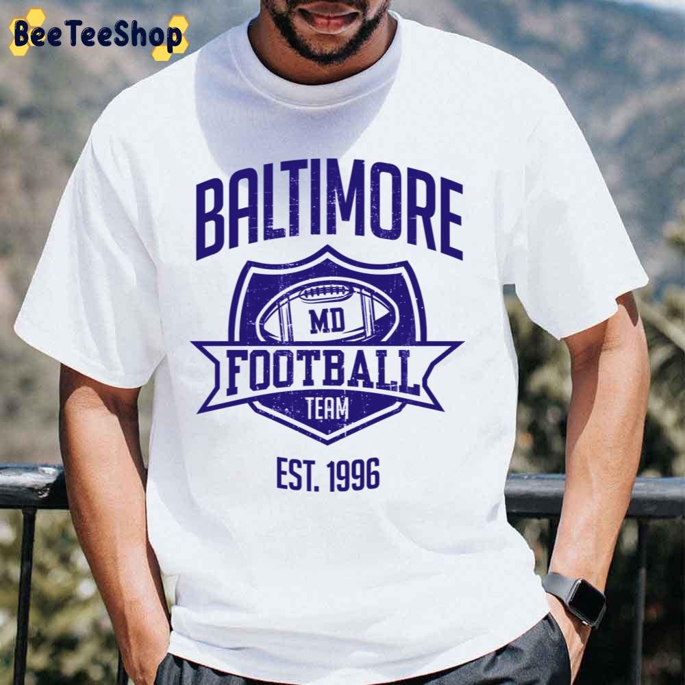 Baltimore Football Team Inspired Baltimore Ravens Maryland Football Team Unisex T-Shirt