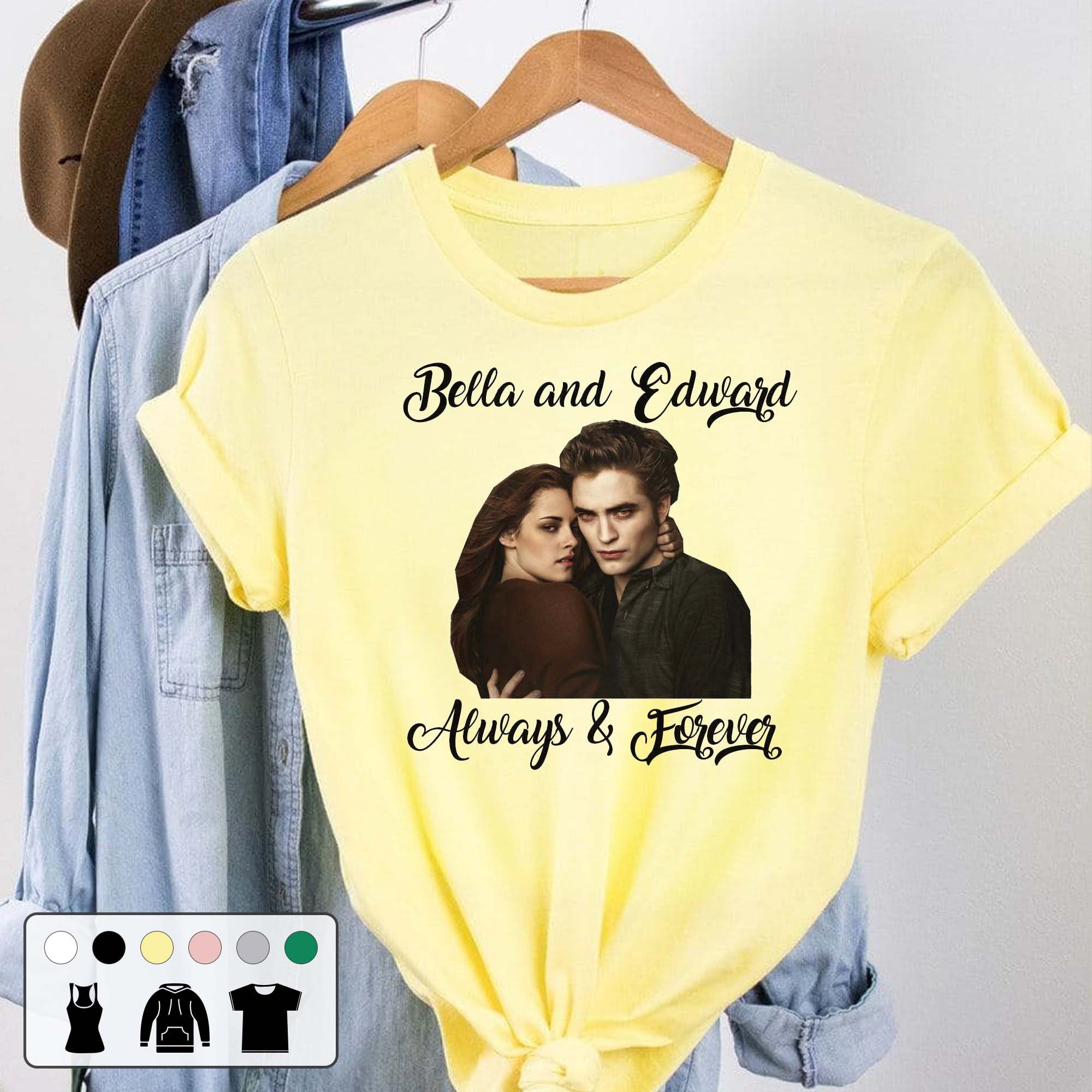 Bella And Edward Always And Forever The Twilight Saga Breaking Dawn Retro Unisex T-Shirt