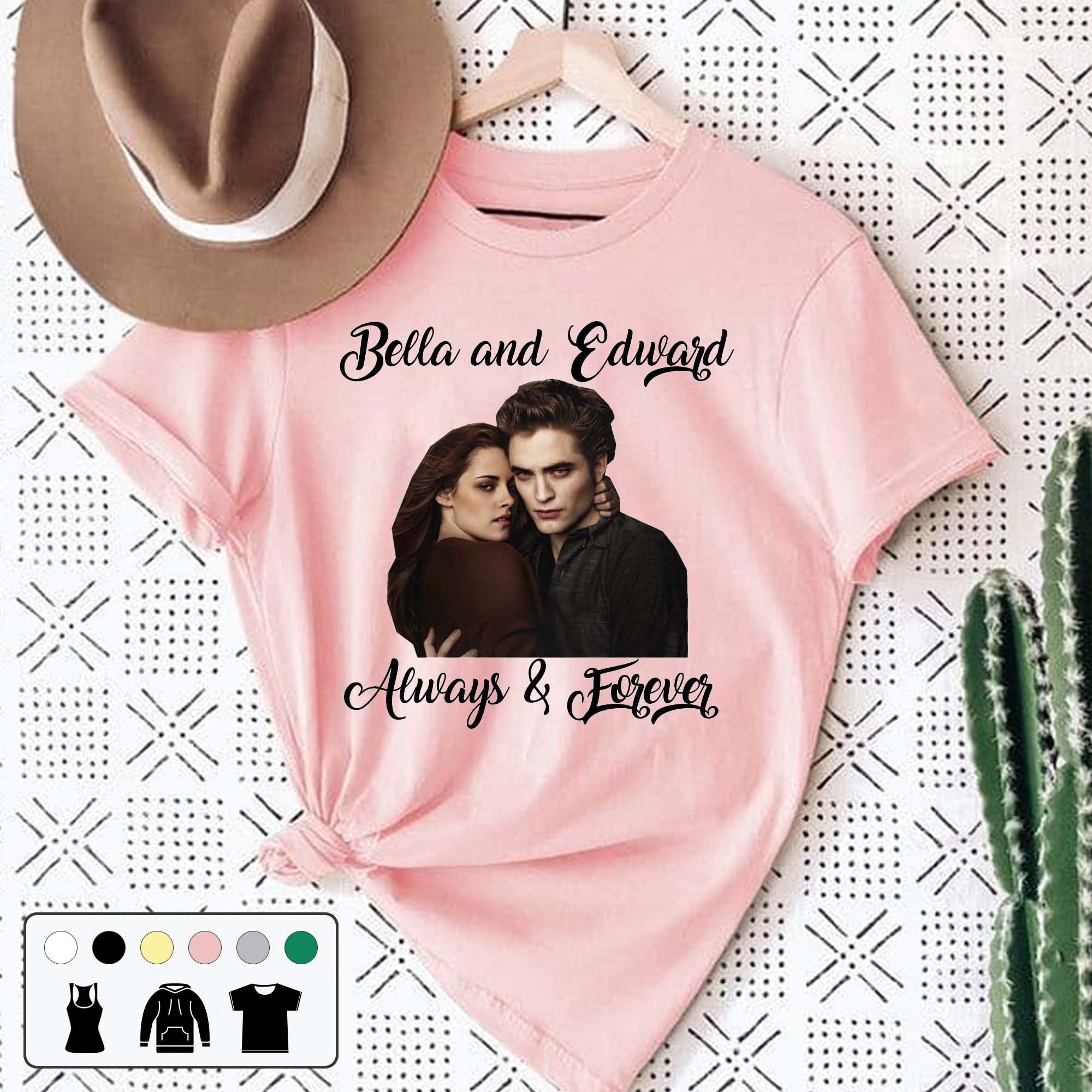 Bella And Edward Always And Forever The Twilight Saga Breaking Dawn Retro Unisex T-Shirt