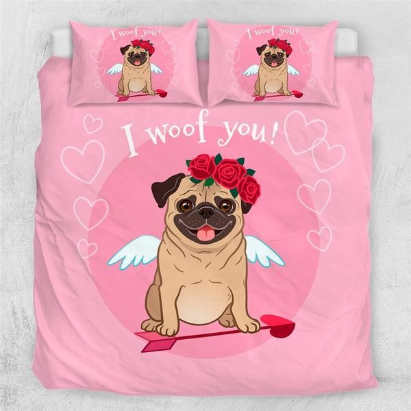 Beloved Pug Cotton Bedding Sets