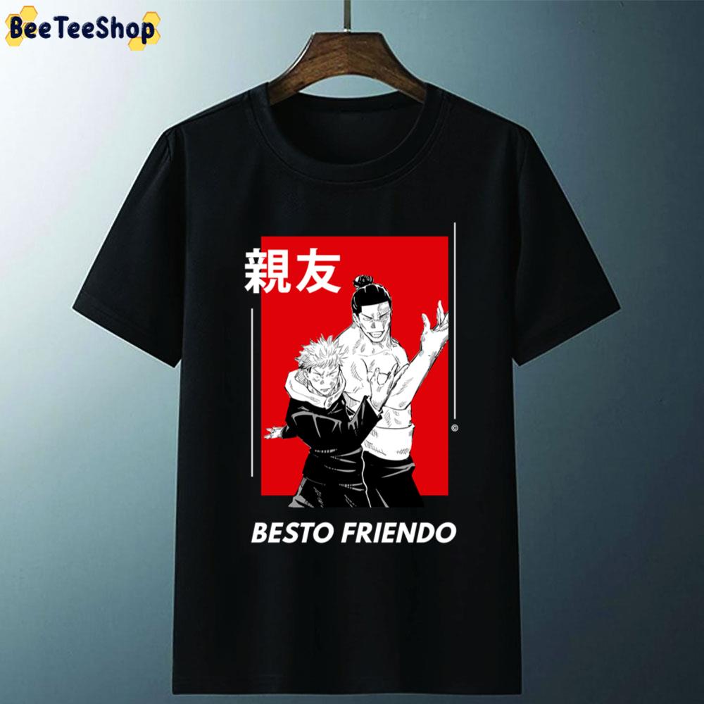 Besto Friendo Itadori And Todo Pose Jujutsu No Kaisen Unisex T-Shirt