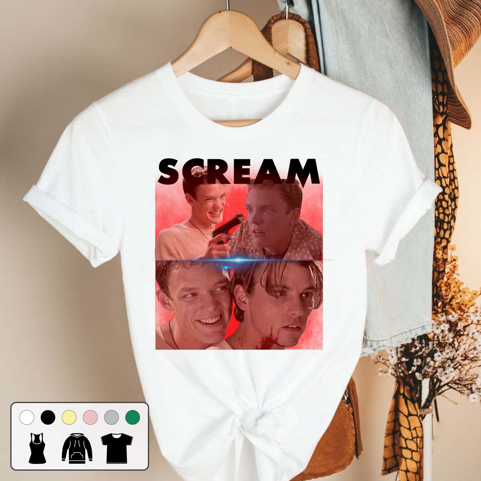 Billy Loomis And Stu Macher Scary Ghostface Horror Movie Graphic Unisex T-Shirt