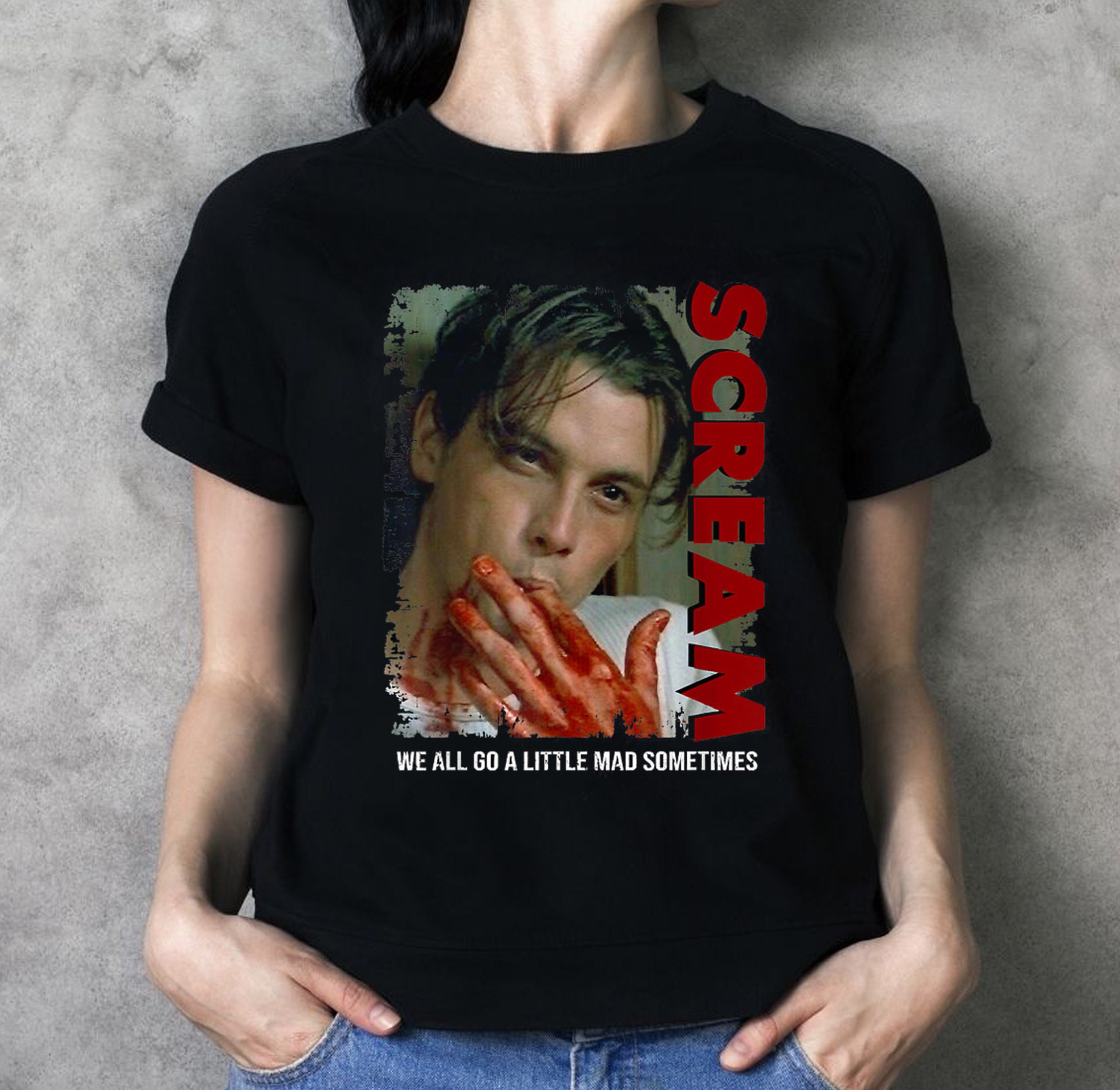 Billy Loomis Scream Horror Movie Vintage 90s Unisex T-Shirt