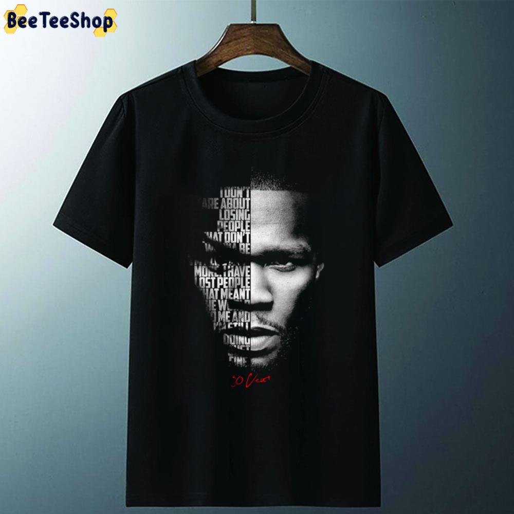 Black And White Quote 50 Cent Rapper Unisex T-Shirt