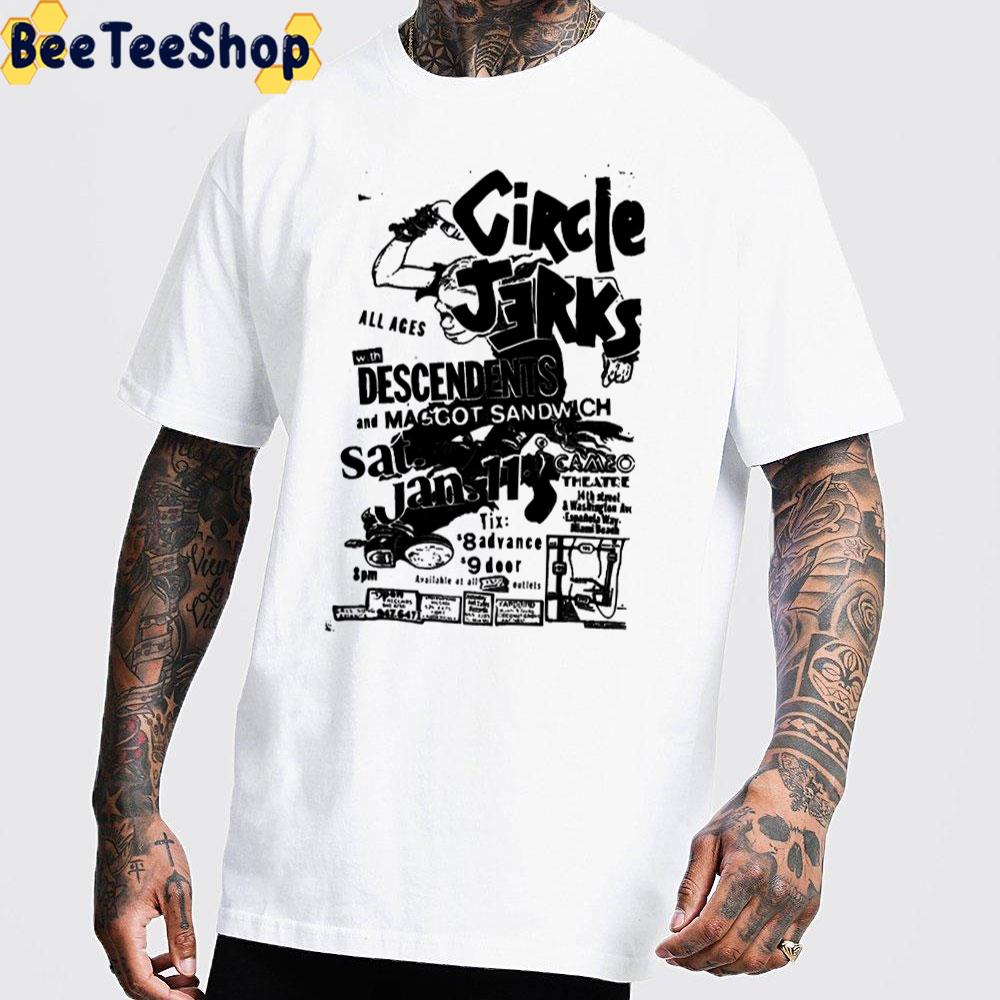 Black Art Circle Jerks Band Unisex T-Shirt