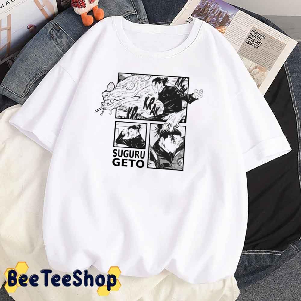 Black Art Suguru Geto Anime Unisex T-Shirt - Beeteeshop