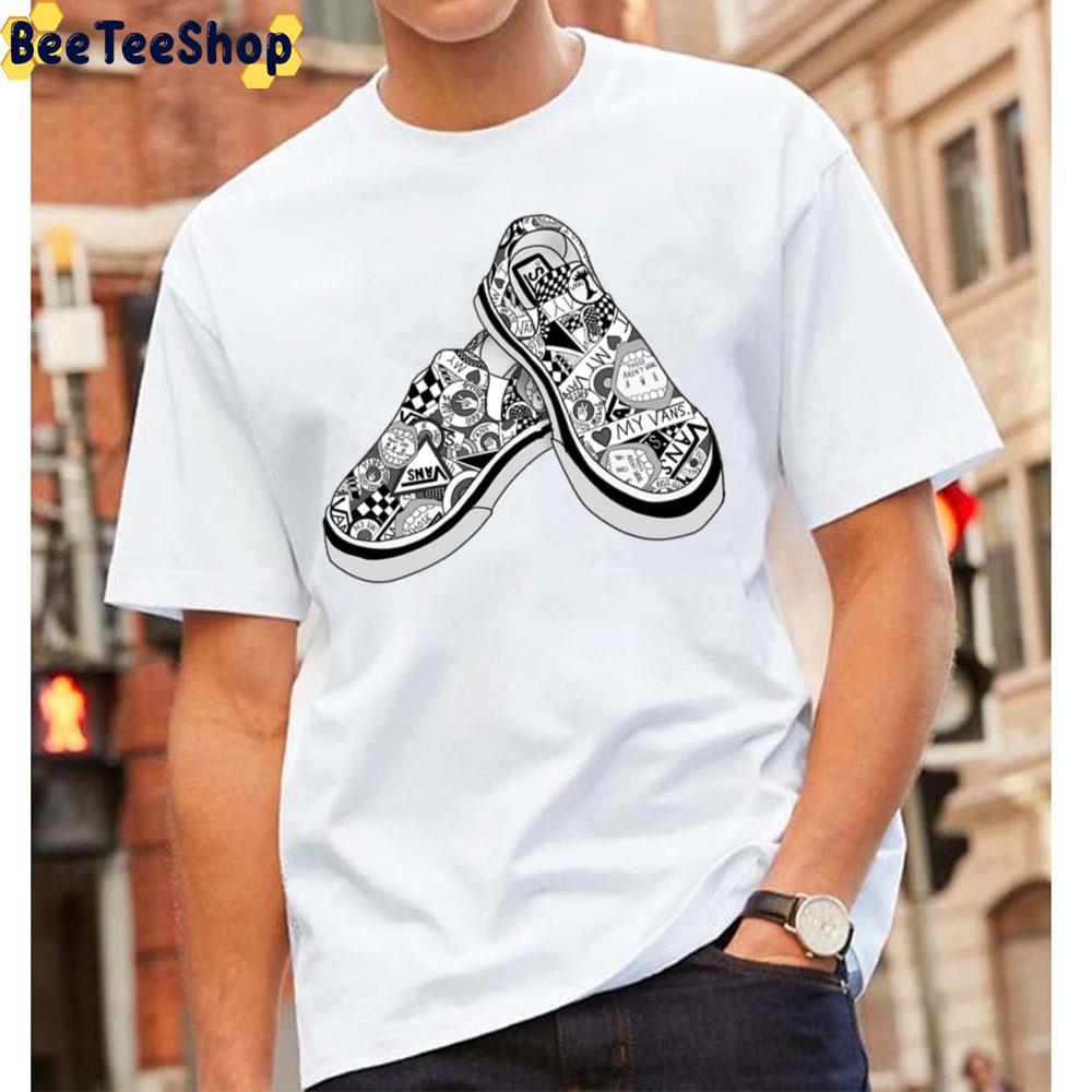 Black Cool Vans Van Shoes Unisex T-Shirt